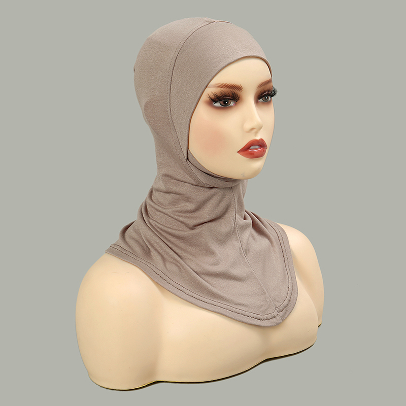 Hijab musulman à couverture complète pour femme, sous-écharpe en coton pour document, bonnet intérieur en jersey, écharpe de sauna, dernier cri