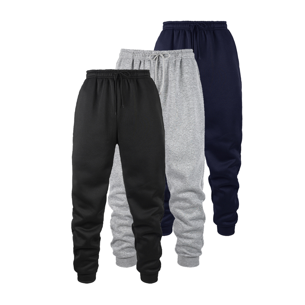 Pantalons de Jogging pour hommes pantalons de sport pantalons de course de Fitness pantalons de survêtement de couleur unie pantalons de maison faciles à assortir