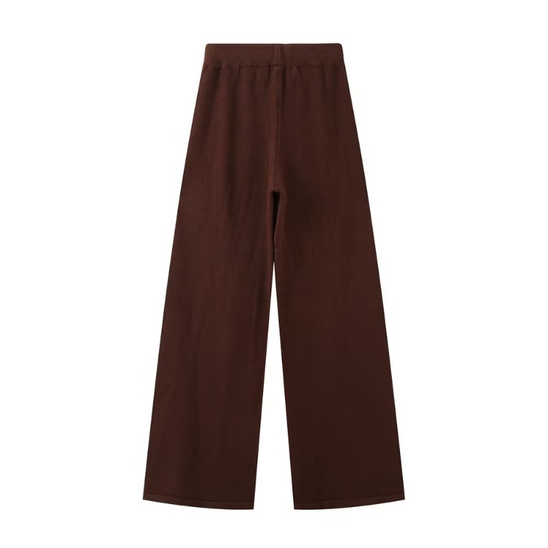 Ensemble deux pièces pour femme, décontracté, élégant, pantalon en tricot, tenues de vacances, manches longues, ensemble de tenue Y2k, automne