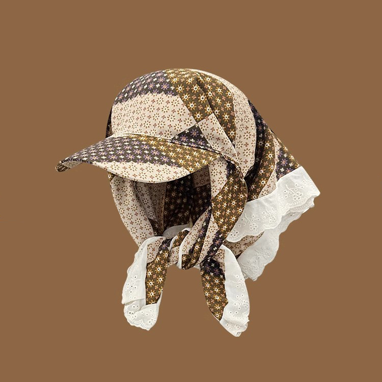 Casquette de Baseball à grands bords, foulard d'été, pare-soleil, Version coréenne, nœud papillon, chapeau de soleil pour femmes, nouvelle collection 2025