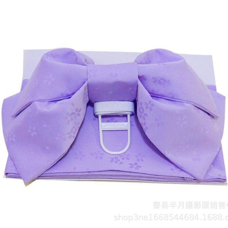 Kimono japonais Yukata pour femmes, ceinture de style en relief, joint de taille avec nœud, accessoires intérieurs