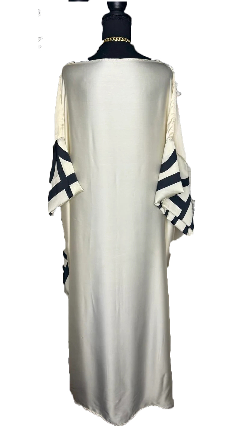 2025 moyen-orient femmes musulmanes dubaï lâche soie plage caftan robe mode blogueur soirée Abaya femme africaine Boubou