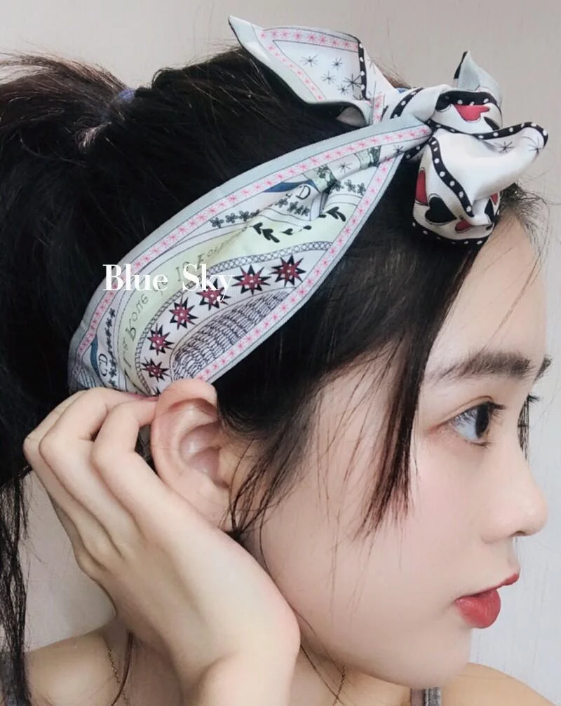 100 soie naturelle Tarot sergé sac à main écharpe femme soie foulard Tarot foulards bandeau femmes concepteur de luxe Boho bandeau