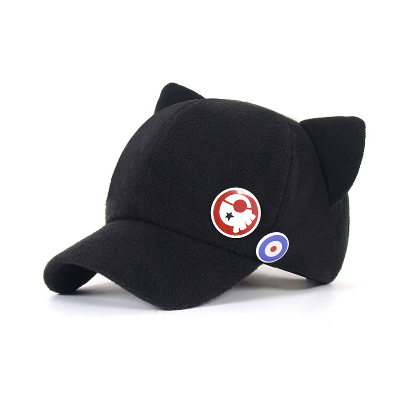 OligAsuka Shikinami Cat Ear Ajustable Polar Smile Hat, Patricia Baseball Cap, Cosplay Accessrespiration, Cute Hats