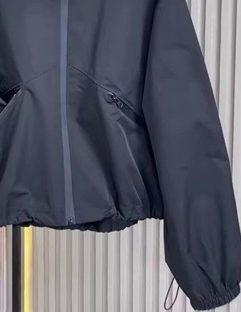 Veste à capuche noire décontractée pour femme, manteau tendance, haut haut de gamme, nouveau, populaire, automne
