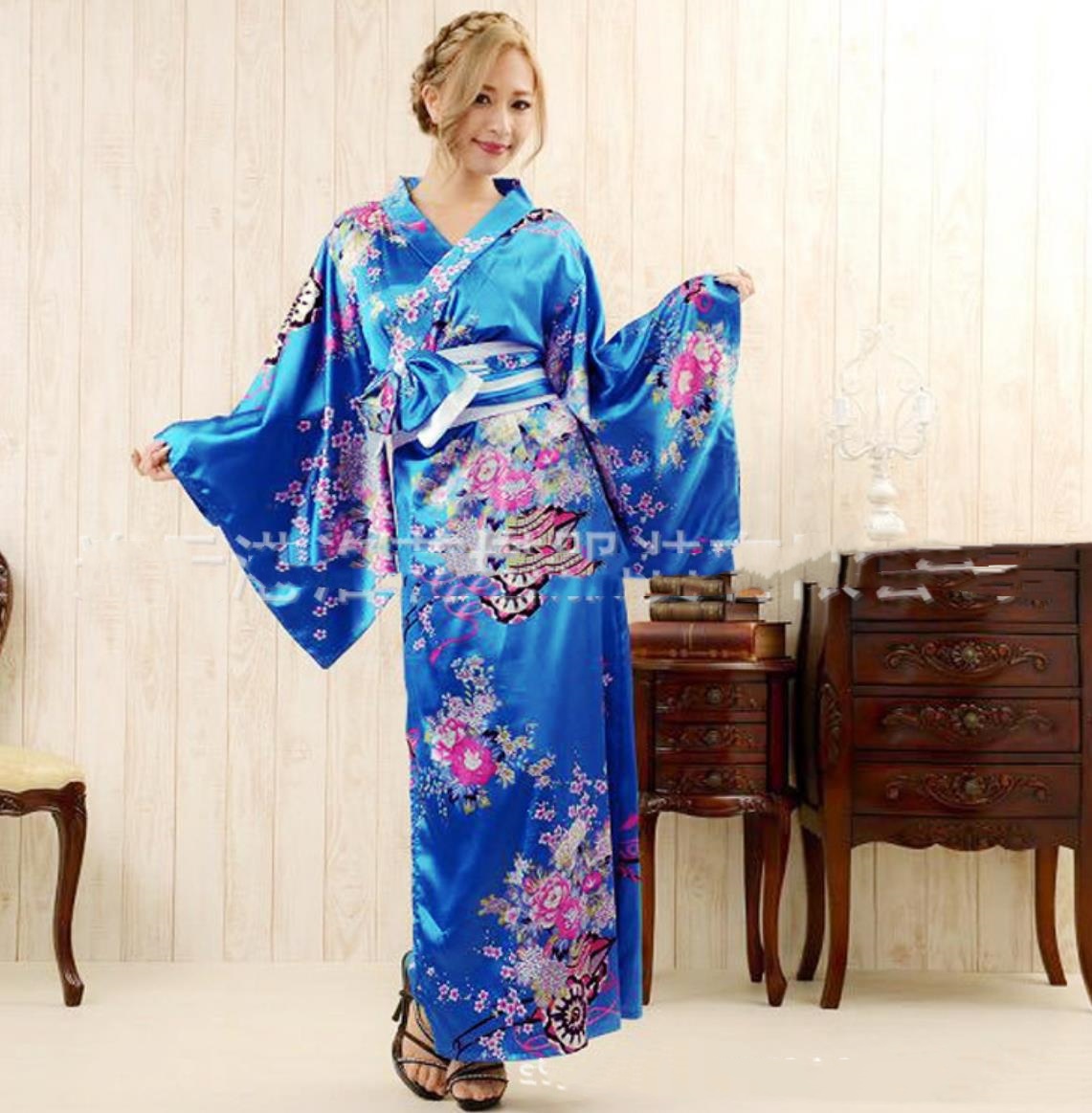 Kimono Yukata traditionnel japonais avec Obi, robe de soirée Vintage pour femmes, robe Geisha, Festival, spectacle de bal, Cosplay