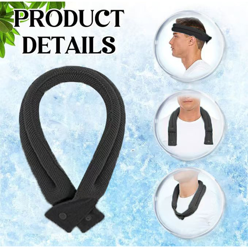 Écharpe rafraîchissante pour le cou, effet froid instantané, pour le sport et les activités de plein air, bande de glace douce, écharpes rafraîchissantes par évaporation pour le cyclisme et le yoga
