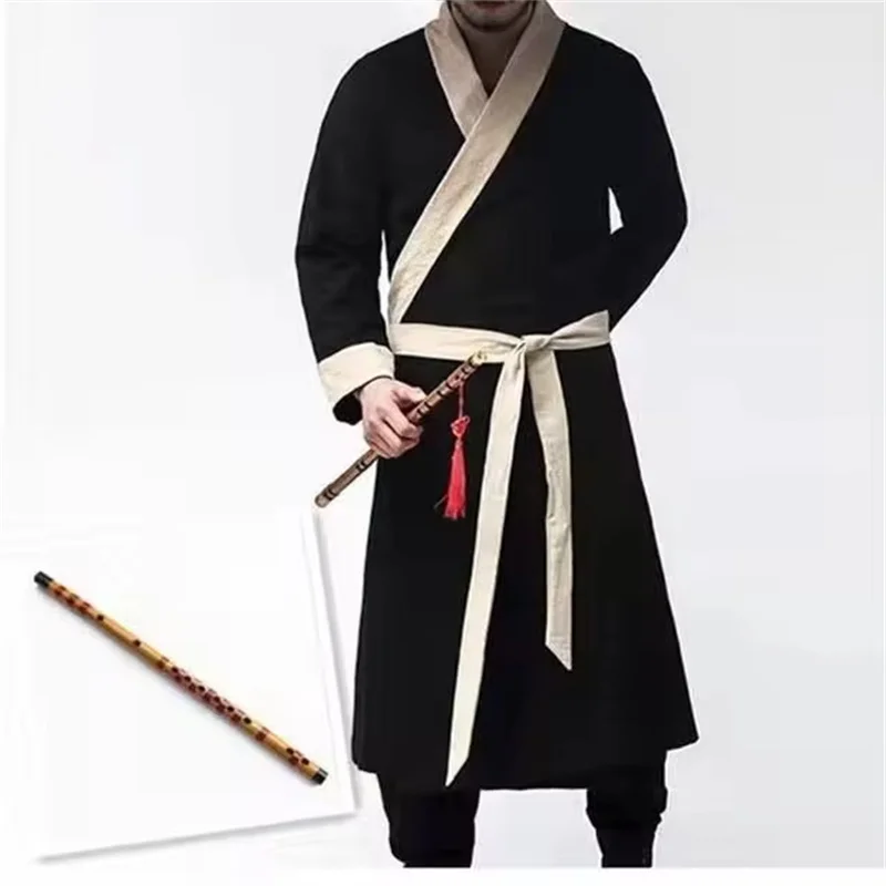 Nouveau Costume de Héros Chinois Ancien pour Homme, Tenue Traditionnelle de Sabreur, Robe de Cosplay d'Assassin Vintage pour Arts Martiaux, Hanfu pour Hommes et Femmes