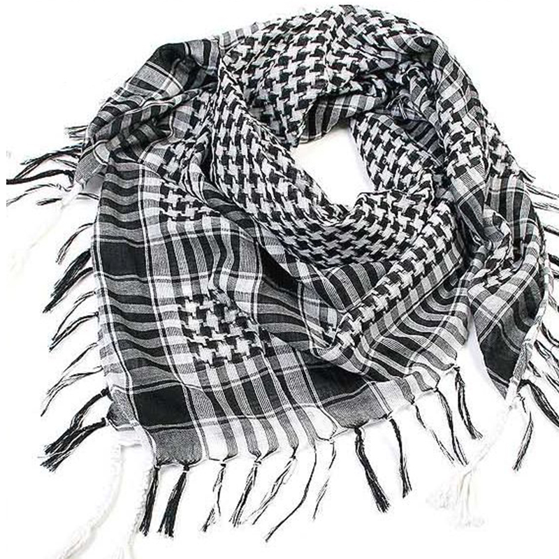 Keffiyeh, foulard arabe pour homme et femme, mode, respirant, léger, été, protection solaire, foulard de désert, hijab, turban à carreaux