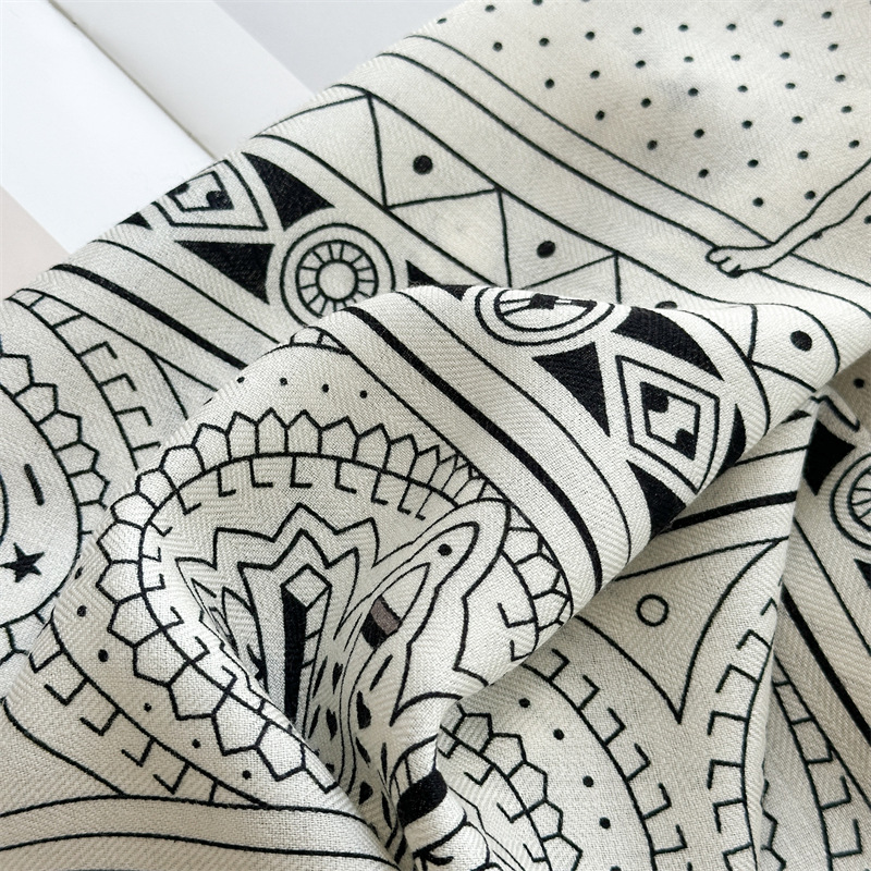 Écharpe en laine et soie mélangée pour femme, grands châles chauds de luxe, Bandanas, étole de 135cm, accessoires de noël, haute qualité, hiver