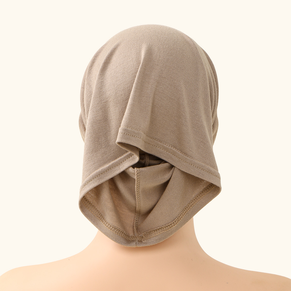 Maillot brodé de fleurs dorées, Hijabs pour femmes musulmanes, casquette intérieure en Modal, Tube de Turban, Bonnet doux et extensible, chapeau Mujer