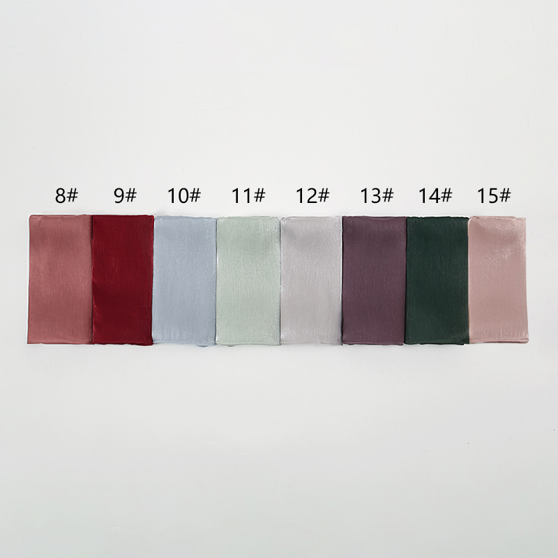 Nouveau Premium soie froissé Hijab écharpe femmes châles plaine femmes musulmanes Hijabs respirant Islam femmes Turban plissé écharpe Ramadan