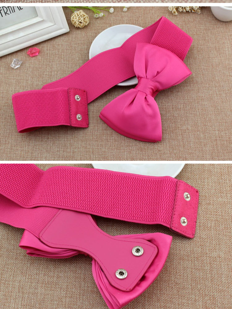 Ceinture large élastique pour femmes, mode coréenne, douce, avec grand nœud, décoration de robe élégante et polyvalente pour femmes