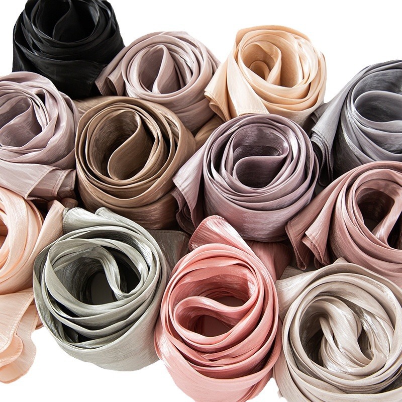 Ramadan solide mince châle grande taille rayonne Hijab écharpe femmes musulman foulard enveloppes châles Femme Musulman bandeau Turban islamique