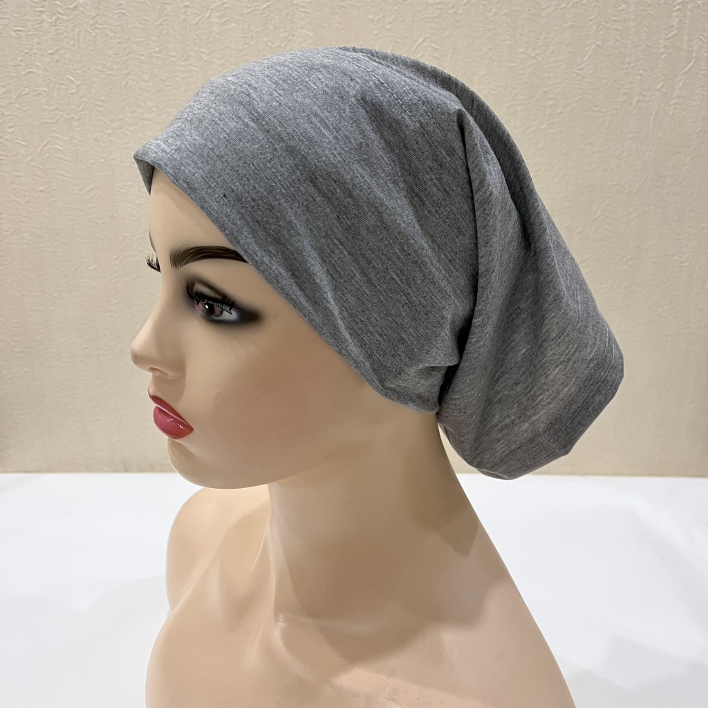 Chapeaux à tube uni H065, Turban musulman, couleur Pure, Hijabs intérieurs extensibles pour casquettes, prêt à porter, foulard sous le Bonnet Hijab pour femmes