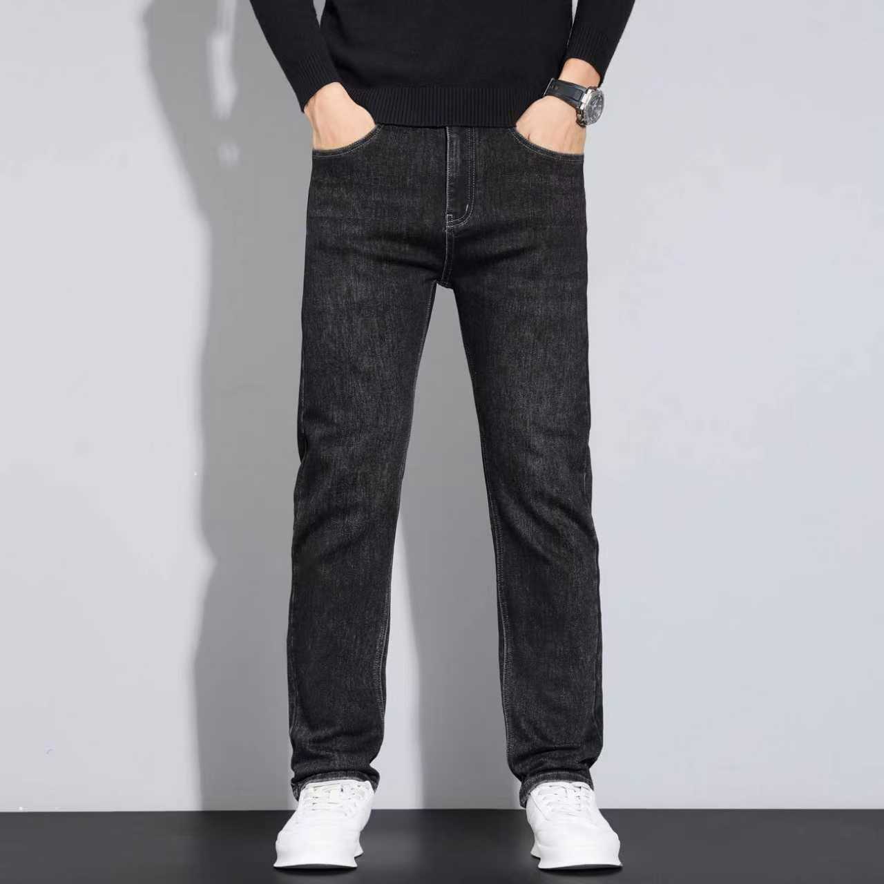 2025 hommes Denim jean mince été droit affaires doux mode nouveau haute qualité pantalon nouveautés livraison directe OL travail pantalon
