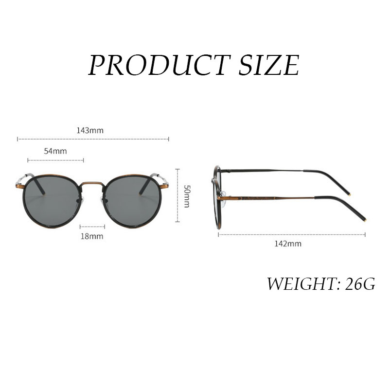Mode hommes femmes lunettes de soleil noir lentille transparente lunettes Ultra-léger cadre en métal lunettes rétro été plage lunettes