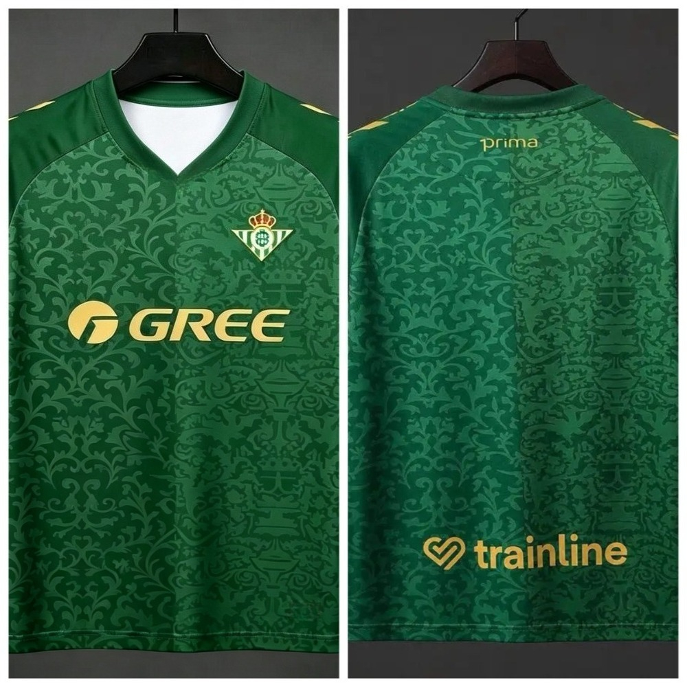 Maillot de football Betis 26-27, maillot de sport d'entraînement imprimé en 3D pour hommes, t-shirt d'été respirant à séchage rapide, tendance