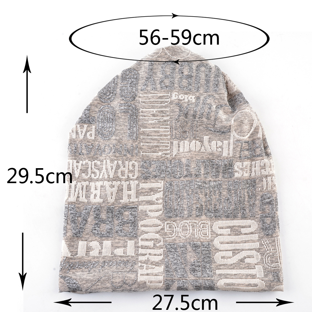 Double usage écharpe Bonnet femmes tricoté Jacquard chapeaux hommes écharpe Bonnet extérieur Bonnet casquette cyclisme Turban queue de cheval chapeau pour les femmes