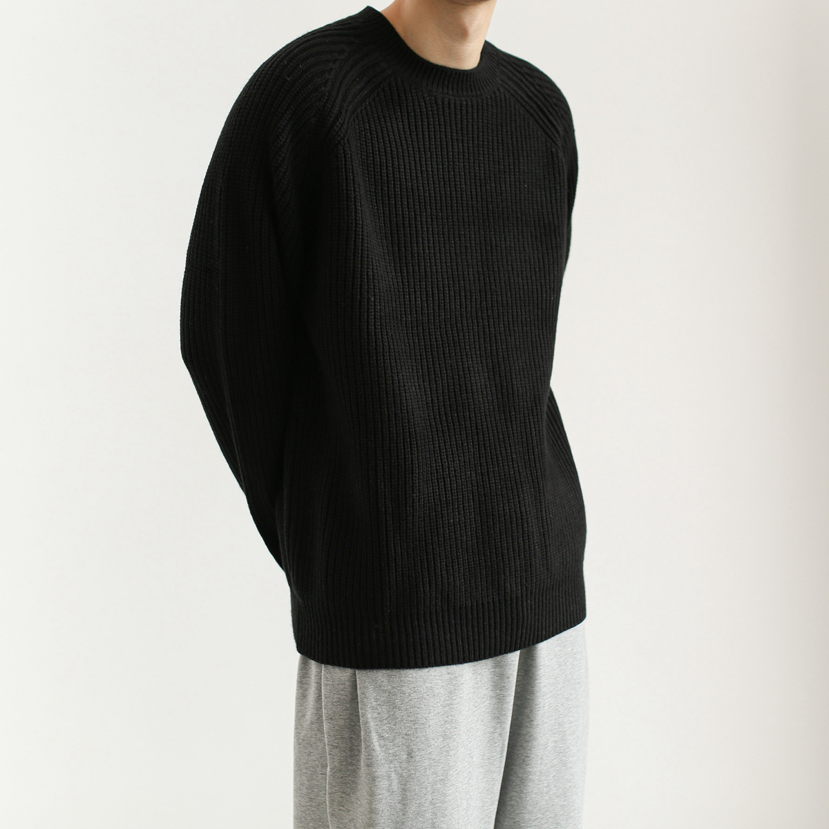 Pull à manches longues avec col rond pour hommes, pulls décontractés, tricots de luxe, vêtements solides, document vintage, automne, nouveau, léger