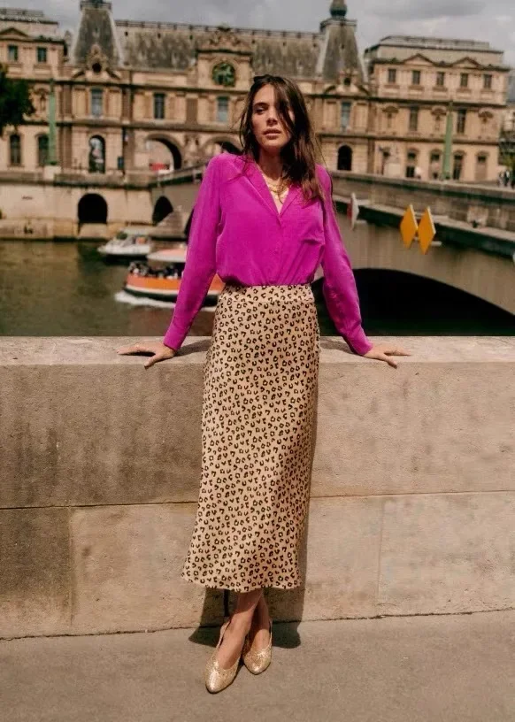 Chemise en crêpe de soie pour femmes, couleur élégante, col de costume Vintage, col en v, petite boucle avec poche, lavage au sable, chemisier en soie de mûrier pour femmes