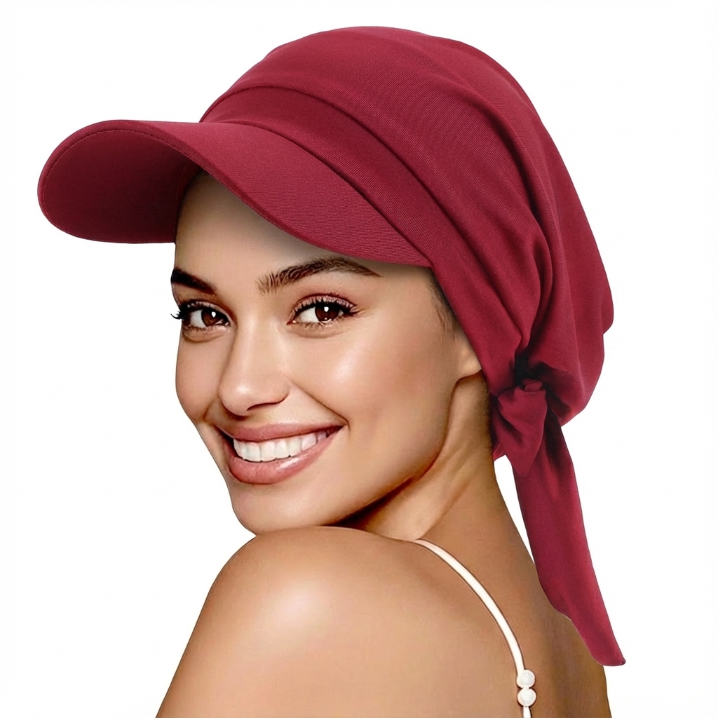 Nouveau Hijab Turban Musulman Uni pour Femme, Casquette de Baseball avec Visière, Bandana, Bonnet Hijab, Foulard, Chapeau de Soleil, Écharpe Enveloppante