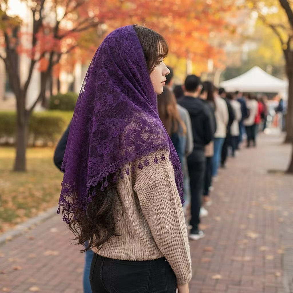Foulard triangulaire en dentelle brodée de roses avec franges, châle pour mariage, couvre-chef de mariée, accessoire pour robe de soirée ou cheongsam