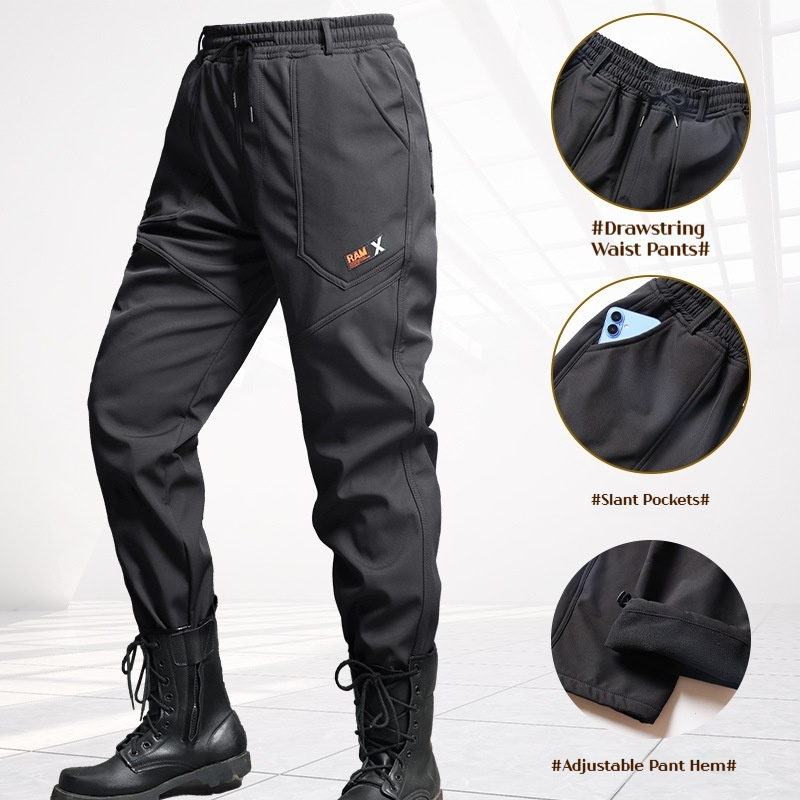 Costume de travail pour hommes, veste imperméable épaisse, ensemble pantalon, coupe-vent, vêtements de travail d'extérieur, ensemble deux pièces, costumes de Jogging pour hommes, hiver