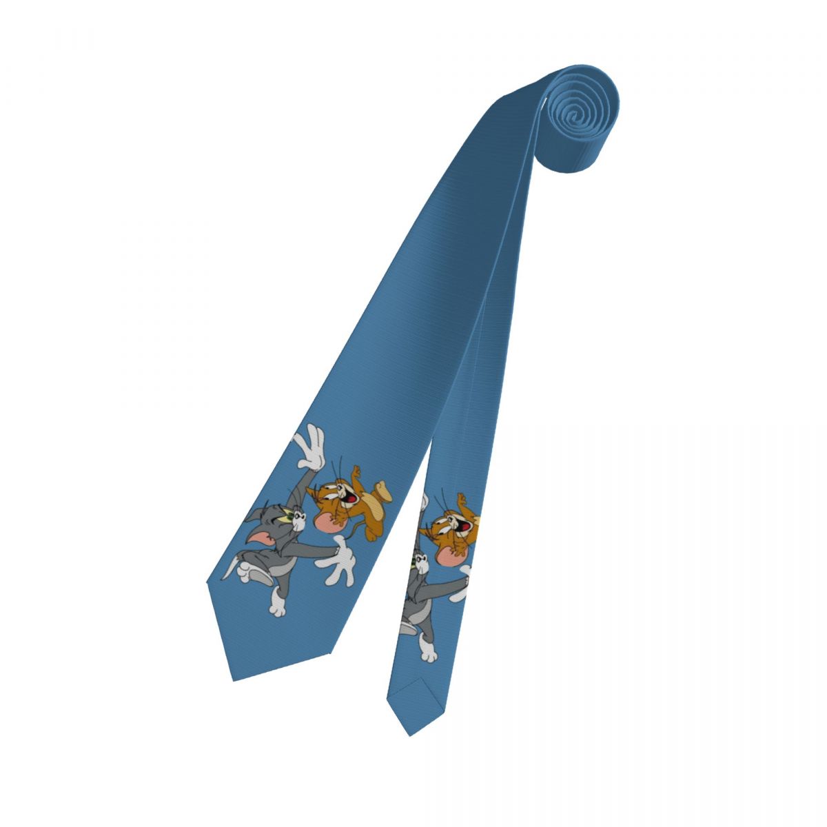 Cravates personnalisées en soie à motifs de dessins animés (T-Tomed, A-Ands, J-Jerryes) pour hommes, amusantes et tendance, idéales pour les fêtes