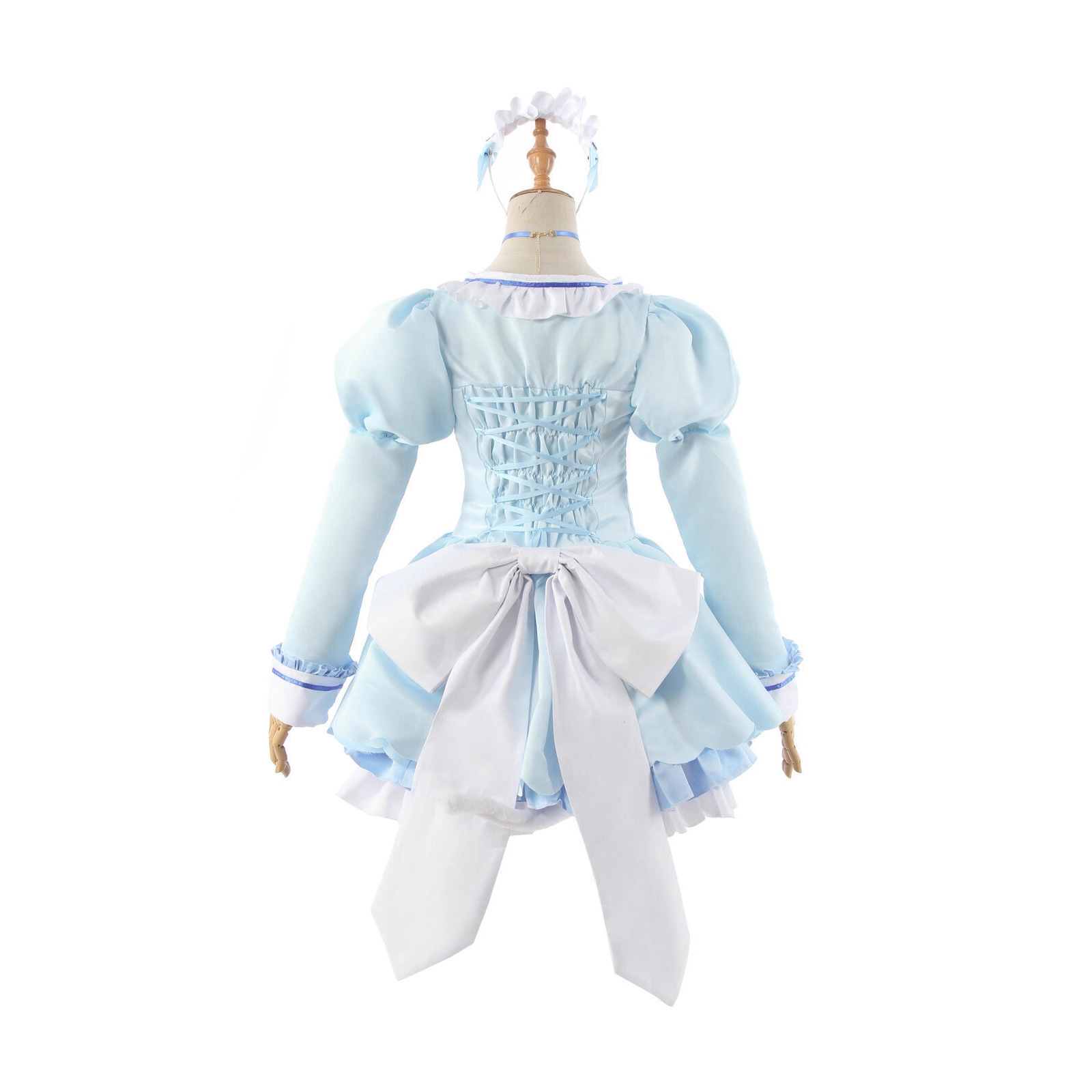 Costume de cosplay Chocola Nekopara, tenue de demoiselle d'honneur chat, costume de lolita rose et bleu, costumes d'Halloween