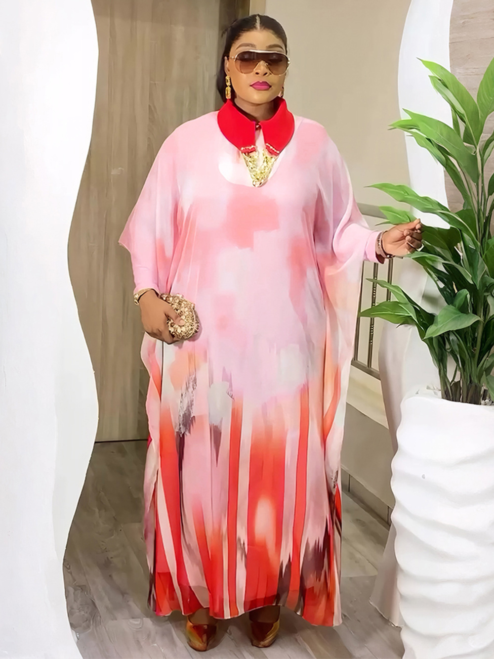 Robes en mousseline pour femmes, ensemble 2 pièces, vêtements imprimés Dashiki africain, longue robe, Kaftan Dubaï Turquie, Boubou ample, robes de soirée et de bal