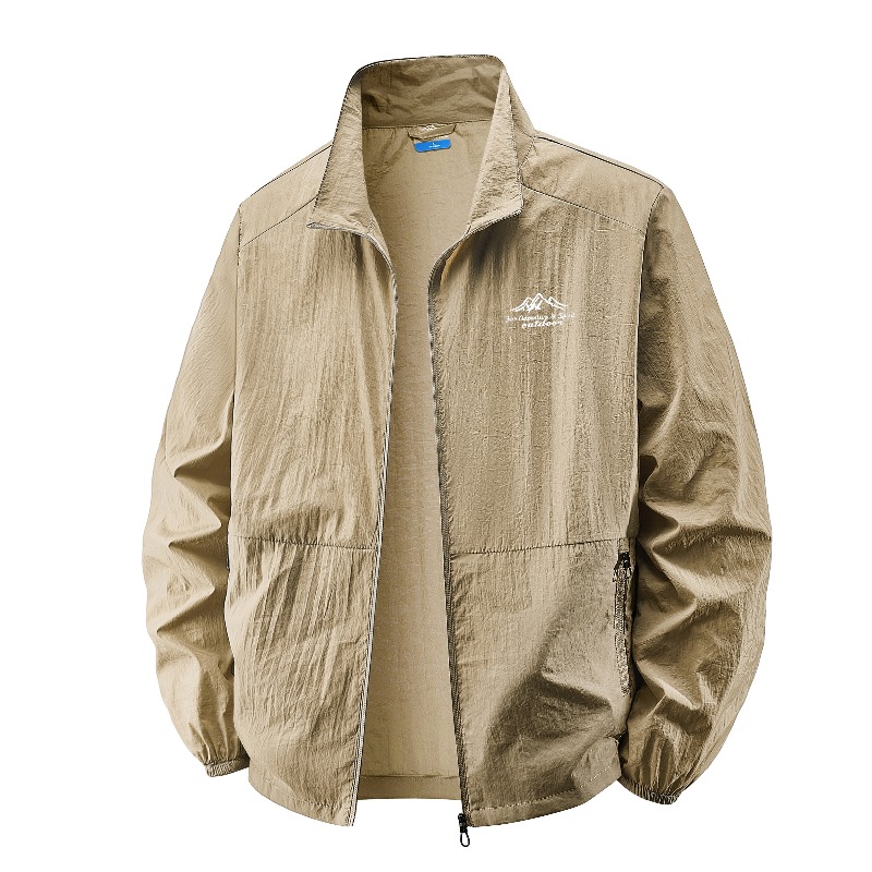Vêtements de protection solaire pour hommes, coupe ample, résistants aux UV, confortables et respirants, à manches longues, pour l'été