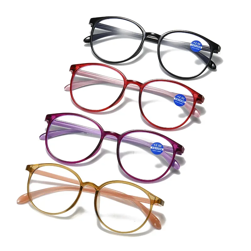 Lunettes de lecture tendance pour femmes, anti-lumière bleue, anti-fatigue, pour hypermétropie, de +1.0 à +4.0