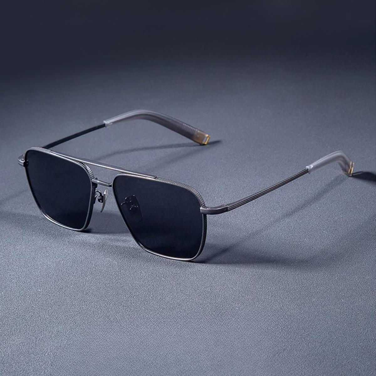 Lunettes de soleil rétro pour hommes, de marque, de haute qualité, avec monture en métal, lunettes de conduite protectrices, UV400