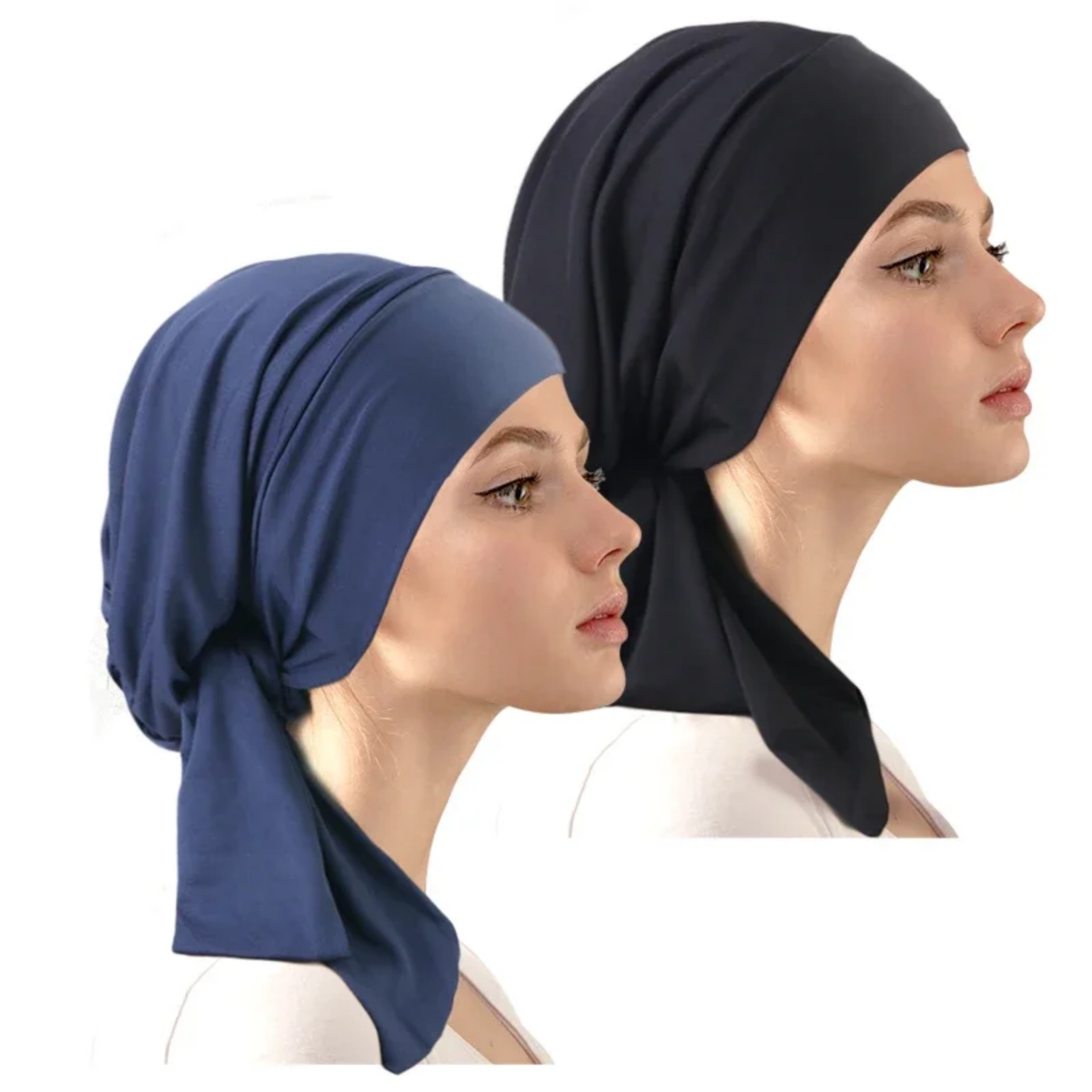 Turban musulman pré-noué, foulard élastique ethnique, chapeau islamique, bonnet tendance pour femme, hijab, turbante