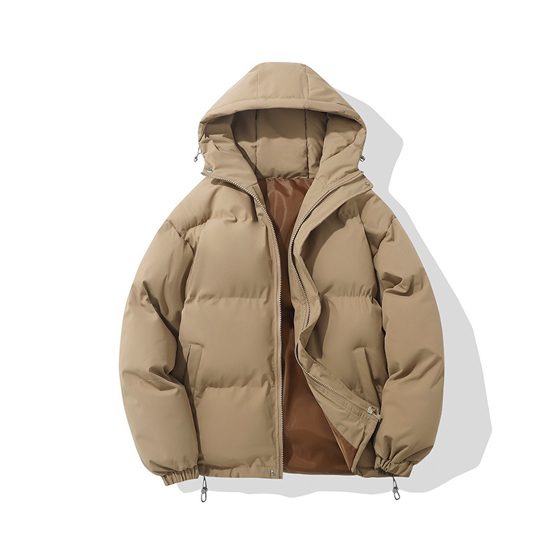 Nouvelle veste matelassée à capuche pour hommes et femmes, vêtement décontracté et chaud pour couples.