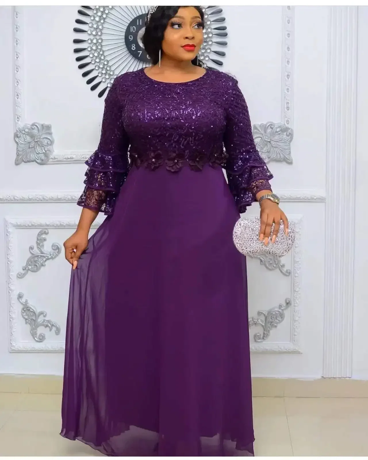 Robes de soirée africaines en dentelle pour femmes, Dashiki, Ankara, robe de mariage élégante, maxi musulmane, grande taille, nouvelle mode, Turquie, 2025
