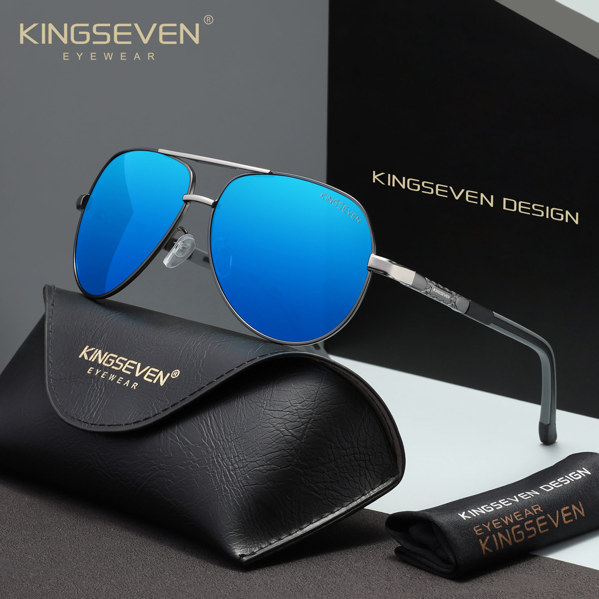 Marque originale mode pilote hommes lunettes de soleil de haute qualité luxe lunettes de protection décontracté grand cadre conduite lunettes extérieures