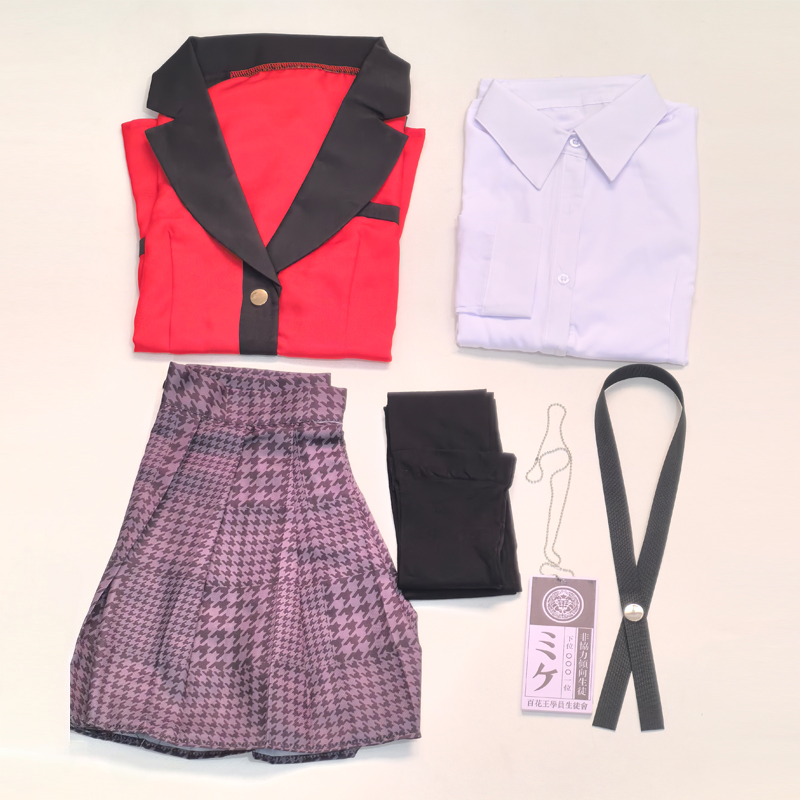 Costume de cosplay Yumeko Jabami, uniforme scolaire d'anime, tenue JK complète avec bas, pour fête d'Halloween et jeu de rôle.