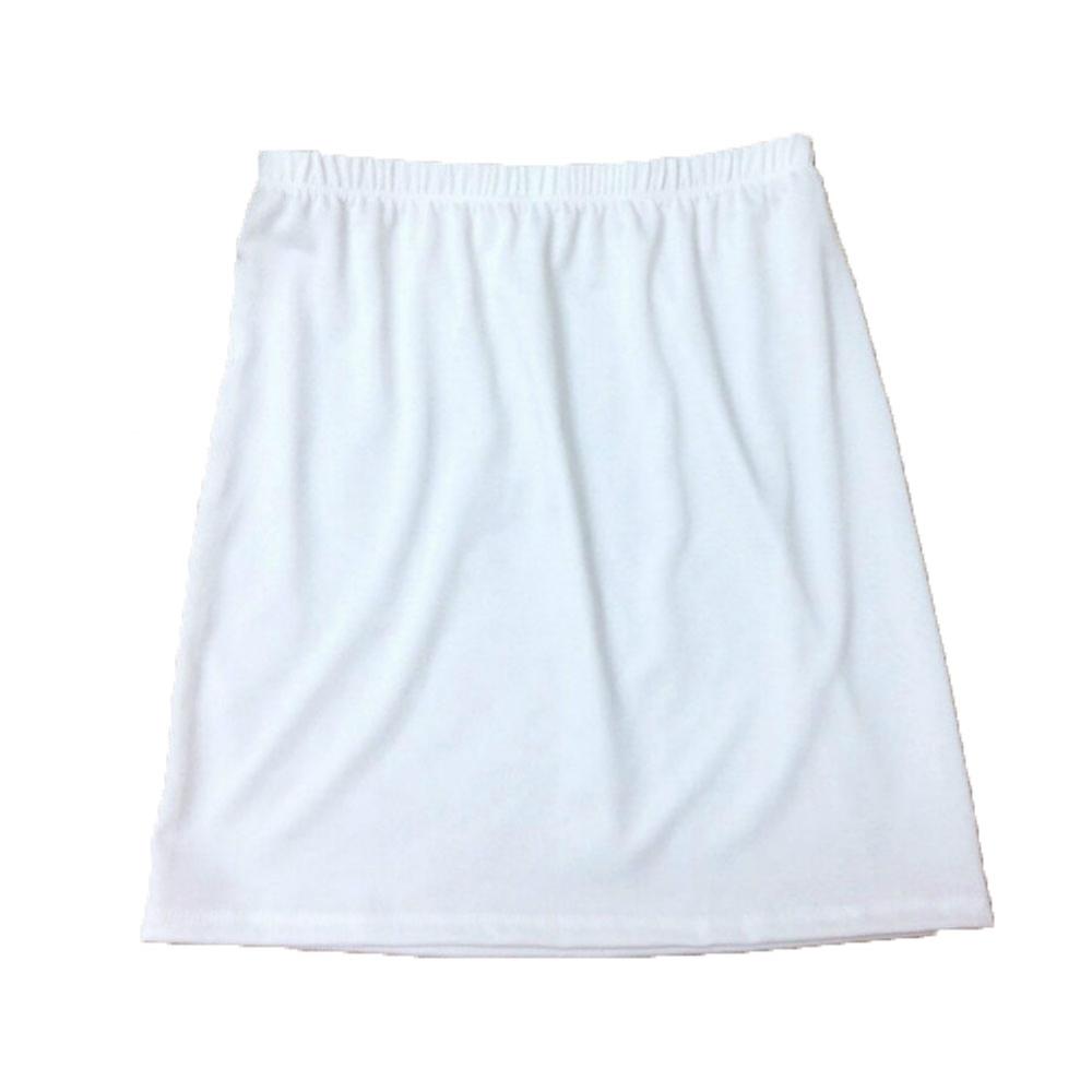 Jupon Court en Satin à Taille artificiel astique pour Femme, Jupe Douce, Demi-Slip, Slim Fit