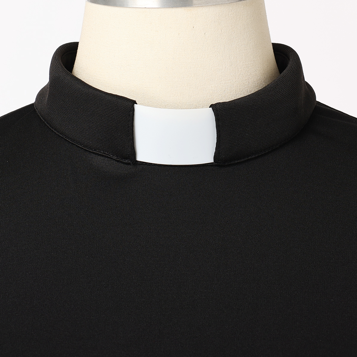 Robes de clergé pour femmes, chorale d'église catholique, pasteur, nonne, ministre, col à languettes, vêtements de soutane