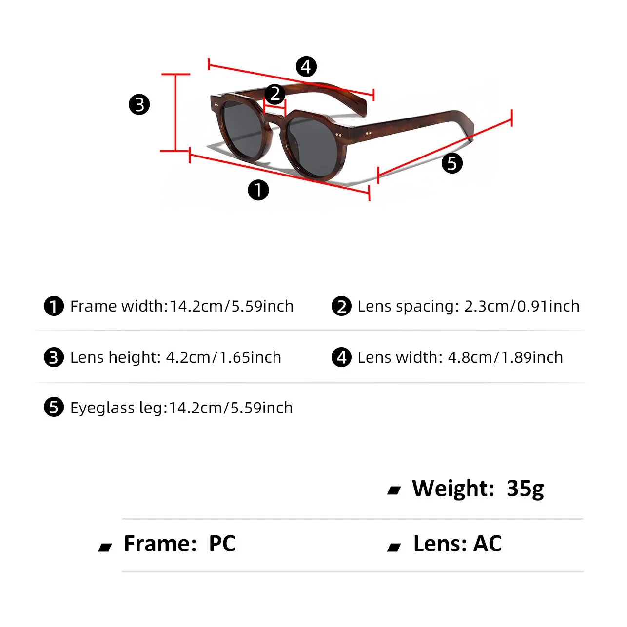 Lunettes de soleil rondes classiques à rivets pour hommes et femmes, lunettes de soleil punk, rétro, hip hop, vintage, extérieur, créateur de marque de luxe, UV400, nouveau, 2025