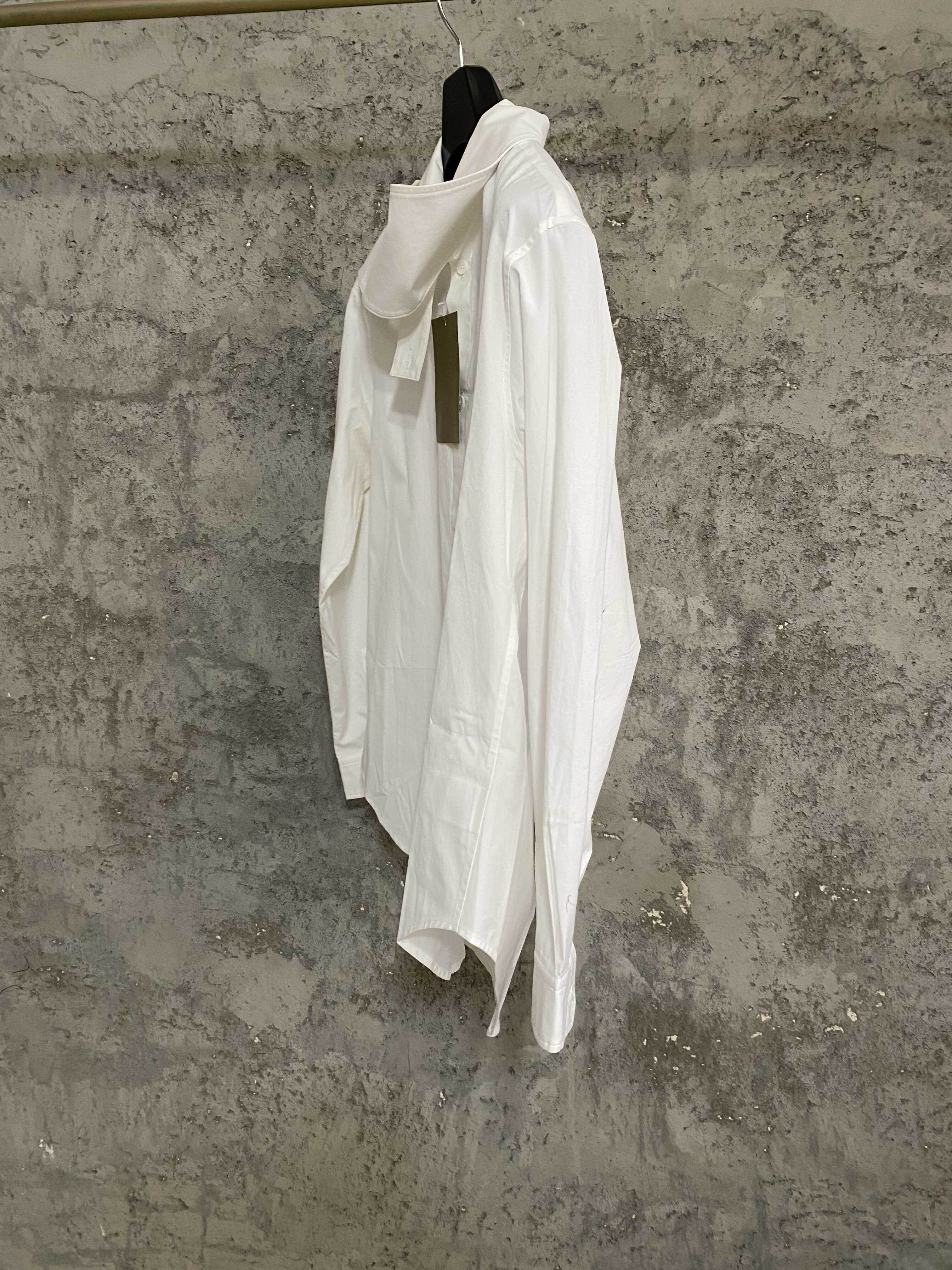 Concevez le col, chemise irrégulière, cellulose, ourlet asymétrique, chemise manteau
