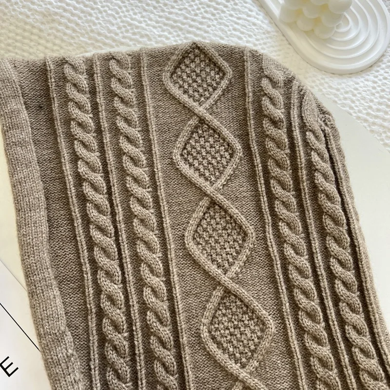 Chapeaux chauds d'hiver pour femmes, écharpe à capuche en mélange tricoté de couleur unie pour femmes, cagoule, casquette de crâne, bonnet, guêtres de cou, 1 pièce