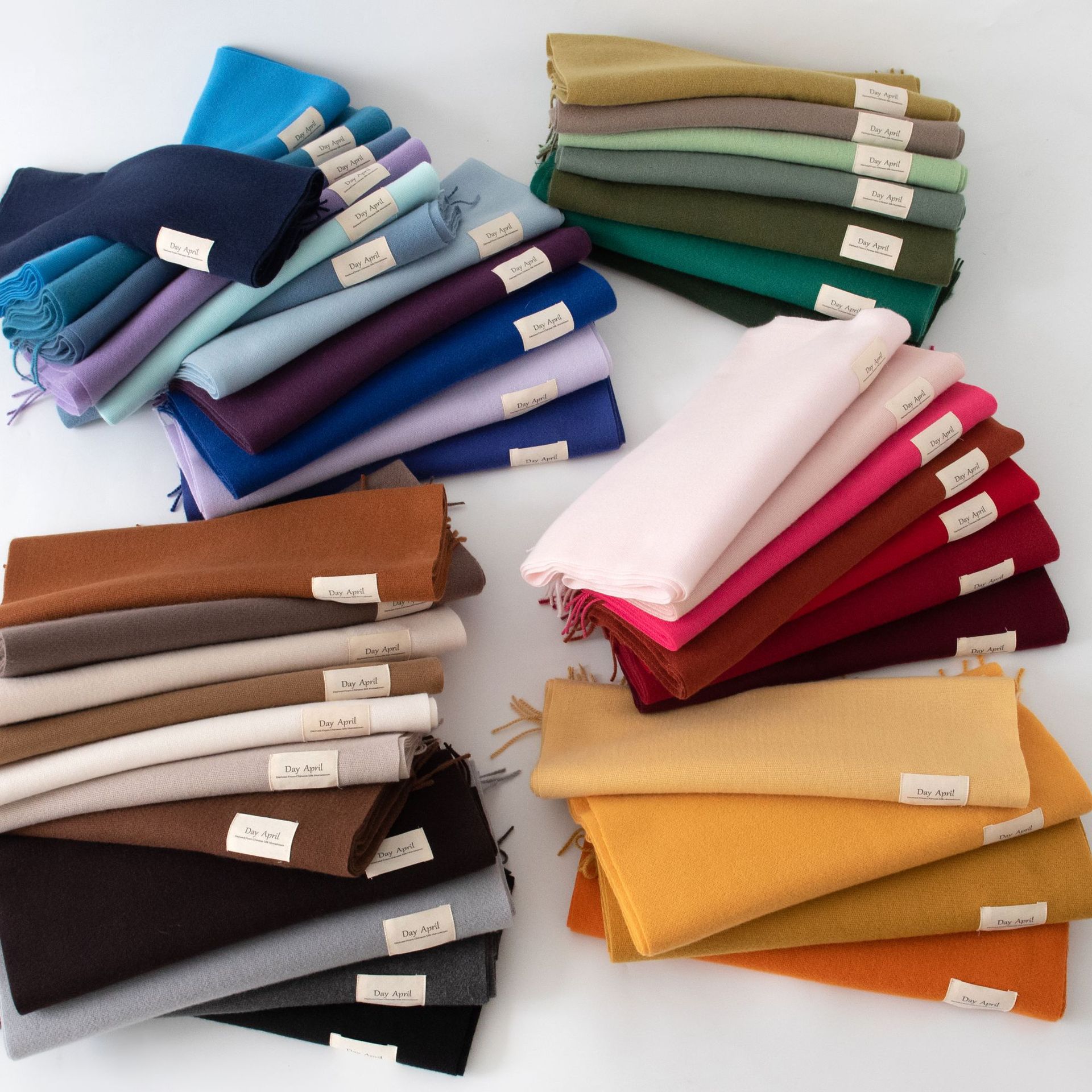 Écharpe longue et chaude en cachemire pour femme, Hijab, couleur unie, châle enveloppant, Pashmina, Bandana, automne 2024