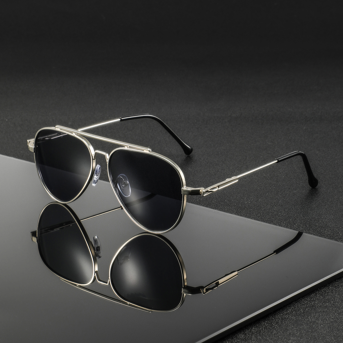 1 paire de lunettes ovales rétro à double pont pour hommes, monture intégrale, au look haut de gamme, classiques et tendance, lunettes décoratives cool de style streetwear, le choix parfait pour les fêtes