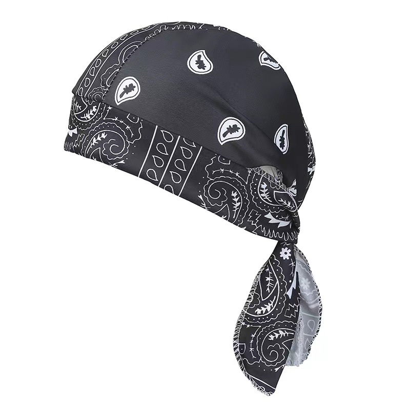 Foulard bandana pour homme, écharpe de cyclisme, mouchoir, chapeau de pirate d'extérieur, motif cachemire multicolore, pour moto, danse hip-hop