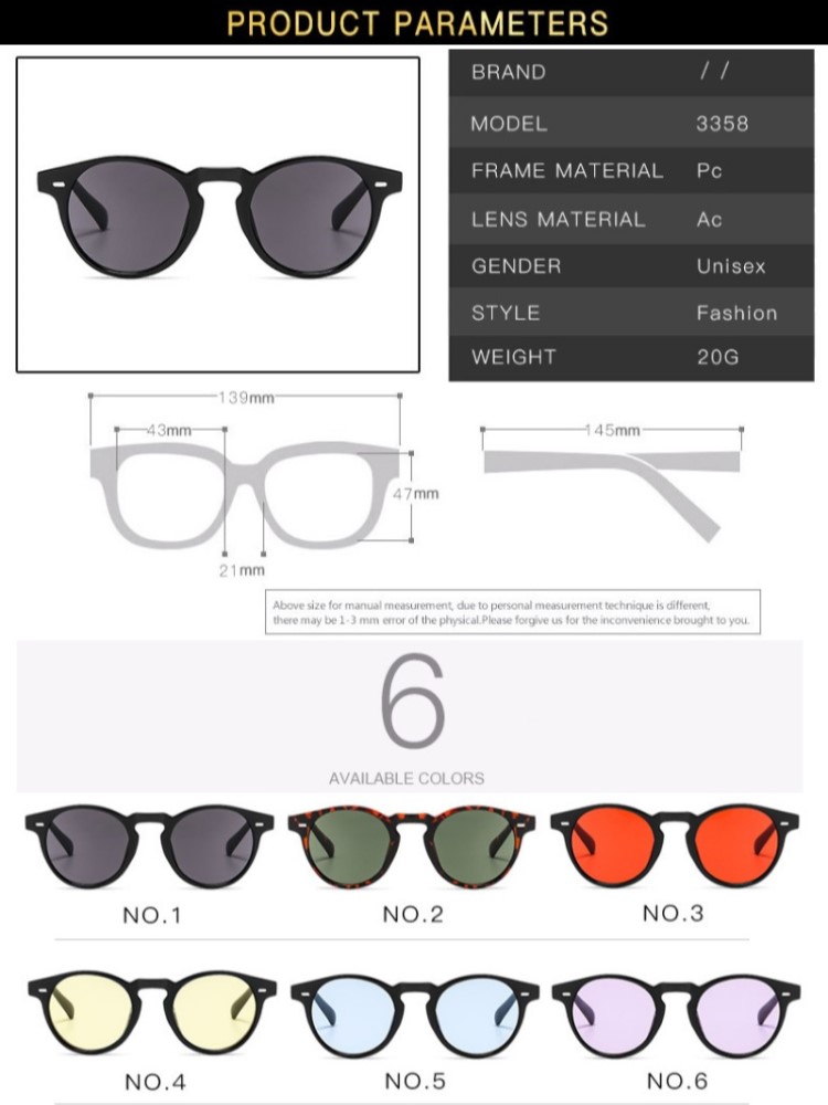 Lunettes de soleil de luxe de marque pour hommes 2024, vintage, rouges et bleues, rondes, pour femmes, pour la conduite, rétro, UV400