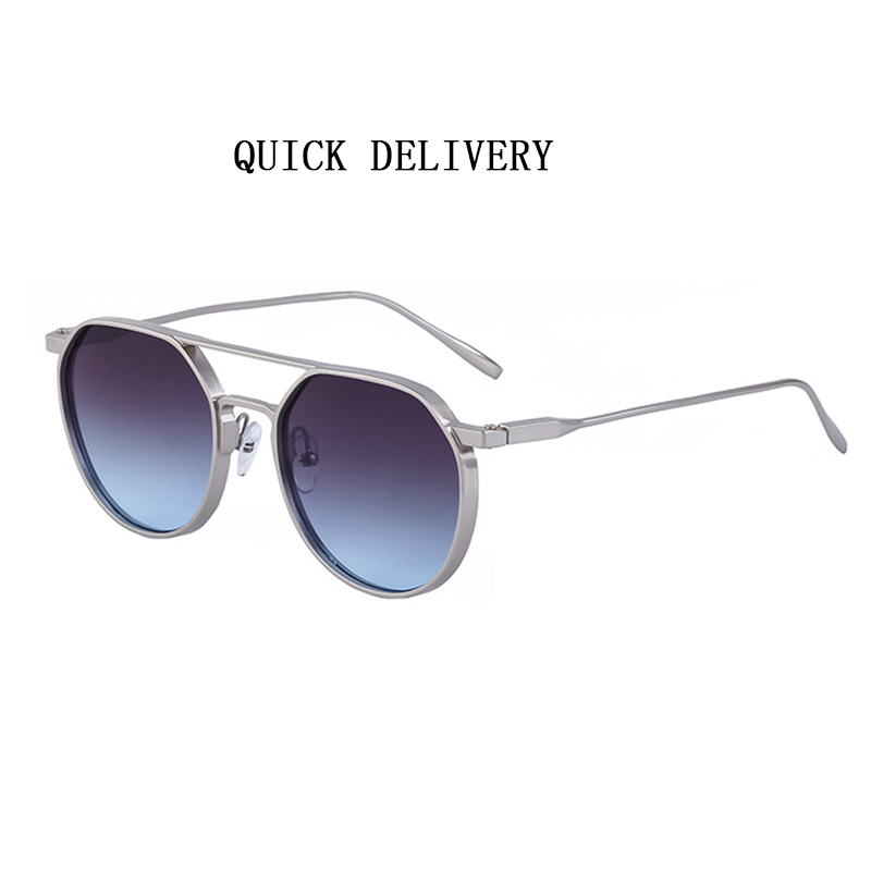 Lunettes De soleil en métal lourd pour hommes lunettes De soleil rondes Steampunk femmes à la mode Luxe Punk lunettes De mode Gafas De Sol Hombre Zonnebril