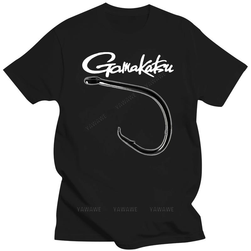 Plage homme T-Shirt mode impression t-shirts nouvelle mode Gamakatsu pêcheur crochet Logo hommes T-Shirt femmes T-Shirt hommes t-shirts hauts